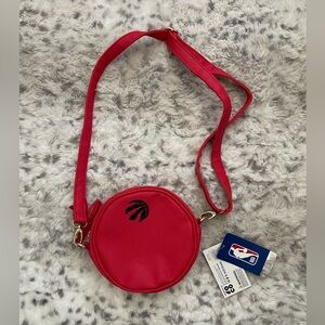 NBA Toronto Raptors Red Crossbody Bag with Logo
